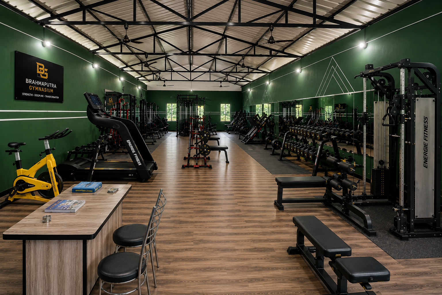 Brahmaputra Gymnasium gym interior and equipment